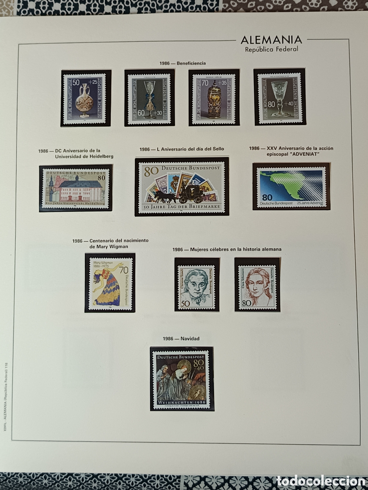 Sellos: Alemania 1986 Completo - Foto 4
