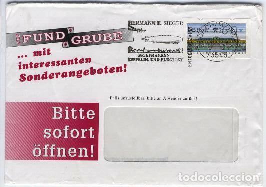 Selos: Carta distribuieur. Briefmarken Zeppelin - Und Flugpost