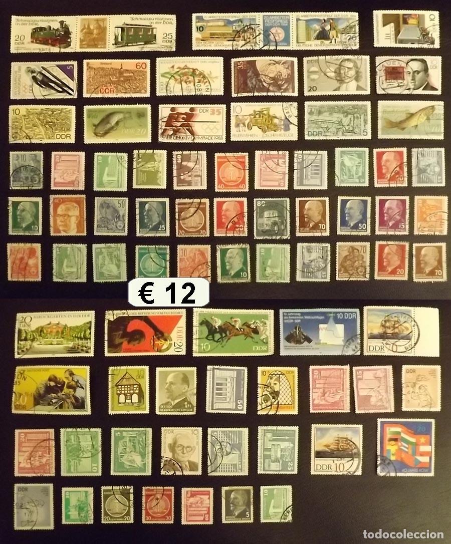 Sellos: 80 sellos de Alemania DDR sellos