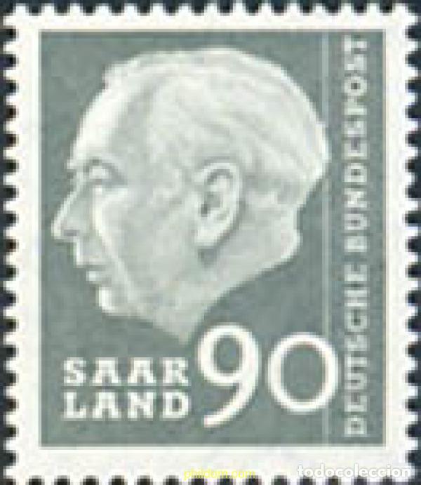 Selos: 729645 HINGED ALEMANIA. Sarre 1957 BASICA