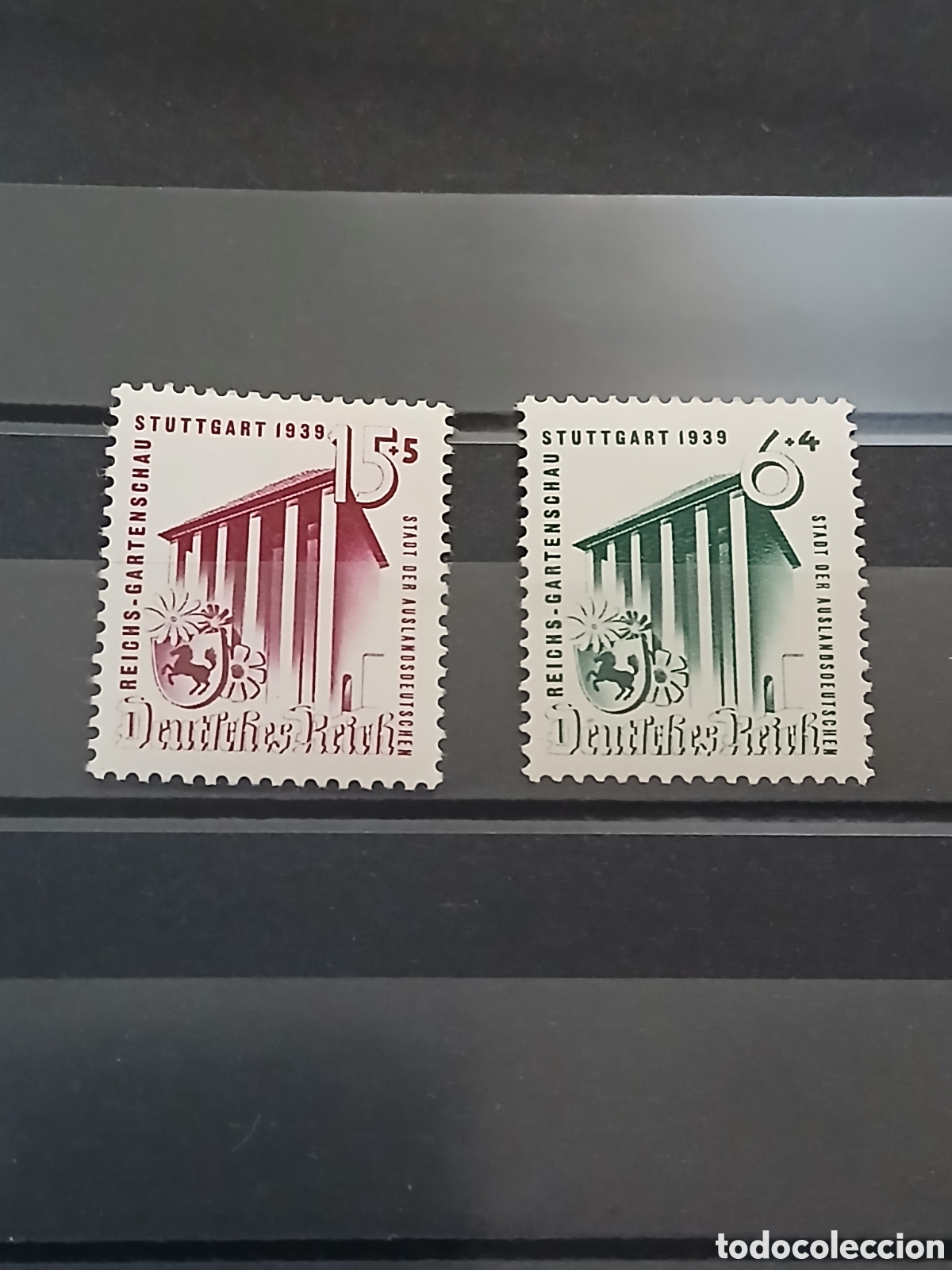 Stamps: ALEMANIA IMPERIO REICH 1939 YVERT 632/633*