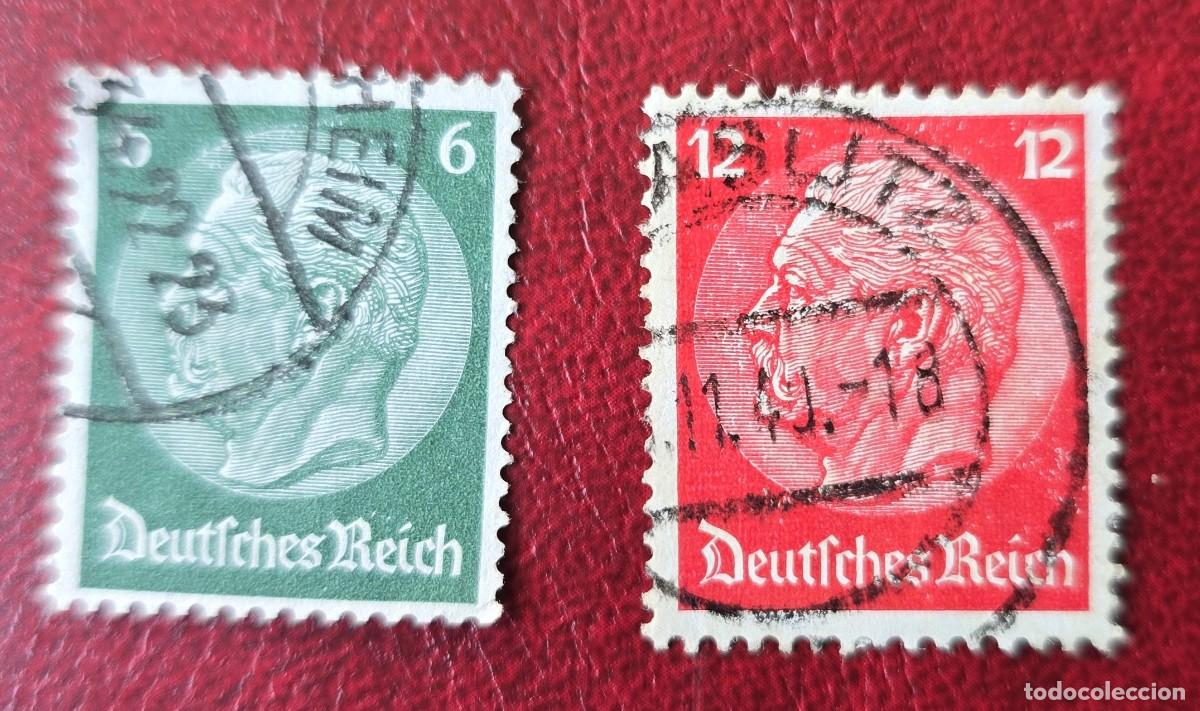 Selos: 2 SELLOS USADOS ALEMANIA DEUTSCHES REICH