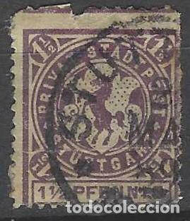 Sellos: STUTTGART - SERVICIO POSTAL DE LA CIUDAD - USADO - Foto 1