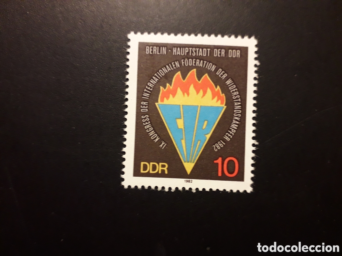 Selos: ALEMANIA ORIENTAL DDR YVERT 2385 SERIE COMPLETA NUEVA *** 1982 RESISTENCIA PEDIDO M&Iacute;NIMO 3&euro;