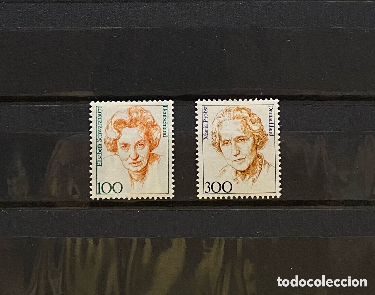 Briefmarken: Sellos, nuevo, de Alemania 1997 Yvert 1787/88 Personajes Mujer