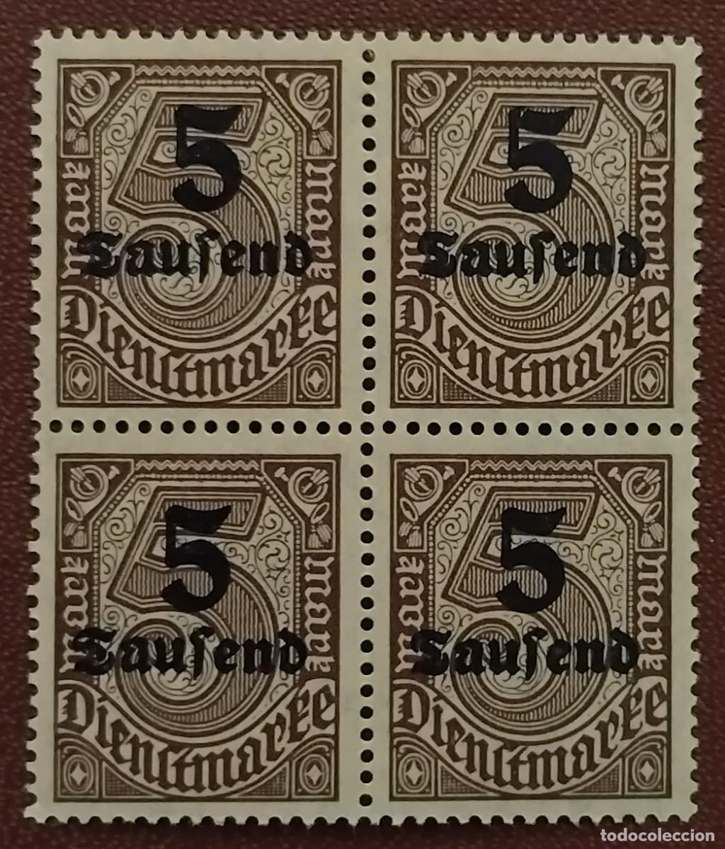 Sellos: ALEMANIA DIENSTNARKE 5 - Foto 1