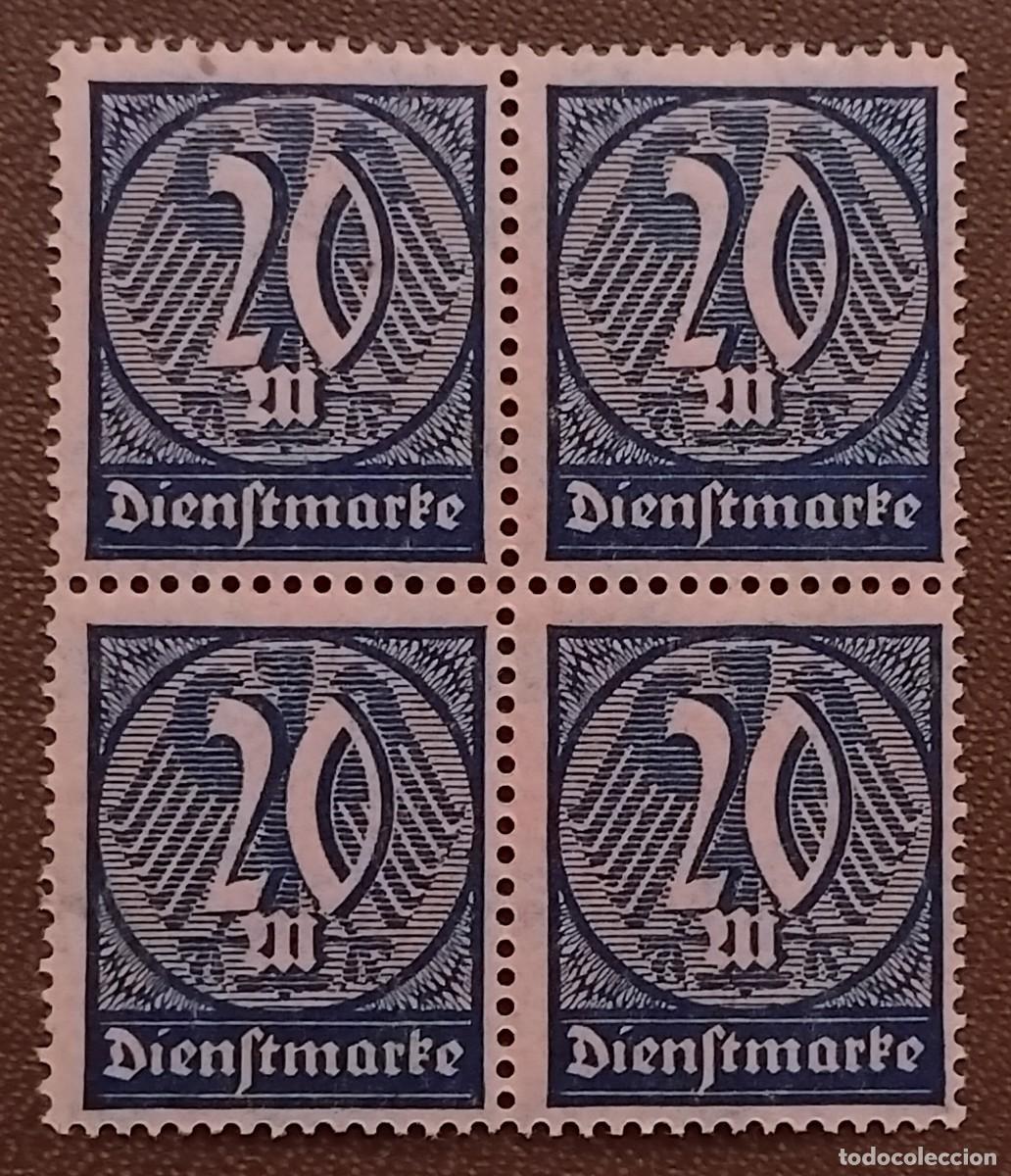 Sellos: ALEMANIA DIENSTNARKE 20M - Foto 1