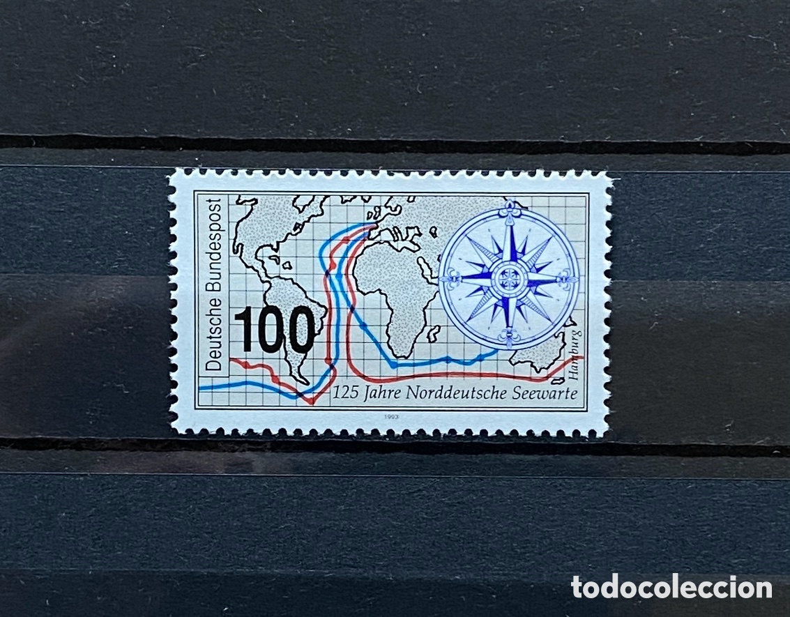 Timbres: Sellos, nuevo, de Alemania 1993 Yvert 1479 Mapas