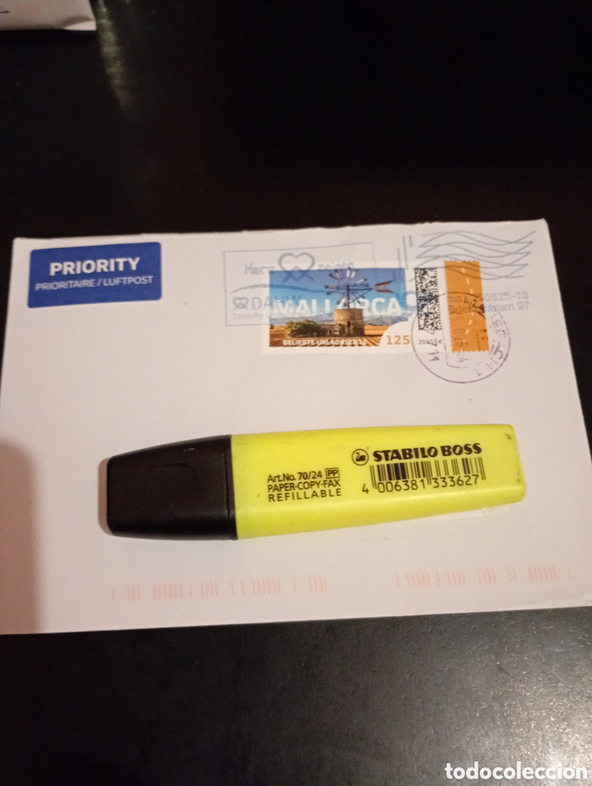 Sellos: Sobre franqueado Alemania