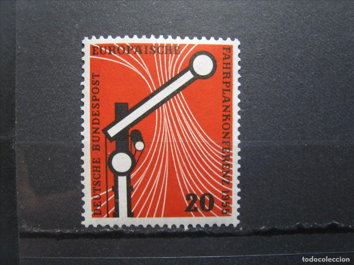 Sellos: ALEMANIA FEDERAL 1955 SERIE YVERT 95 MNH** SIN CHARNELA LUJO.