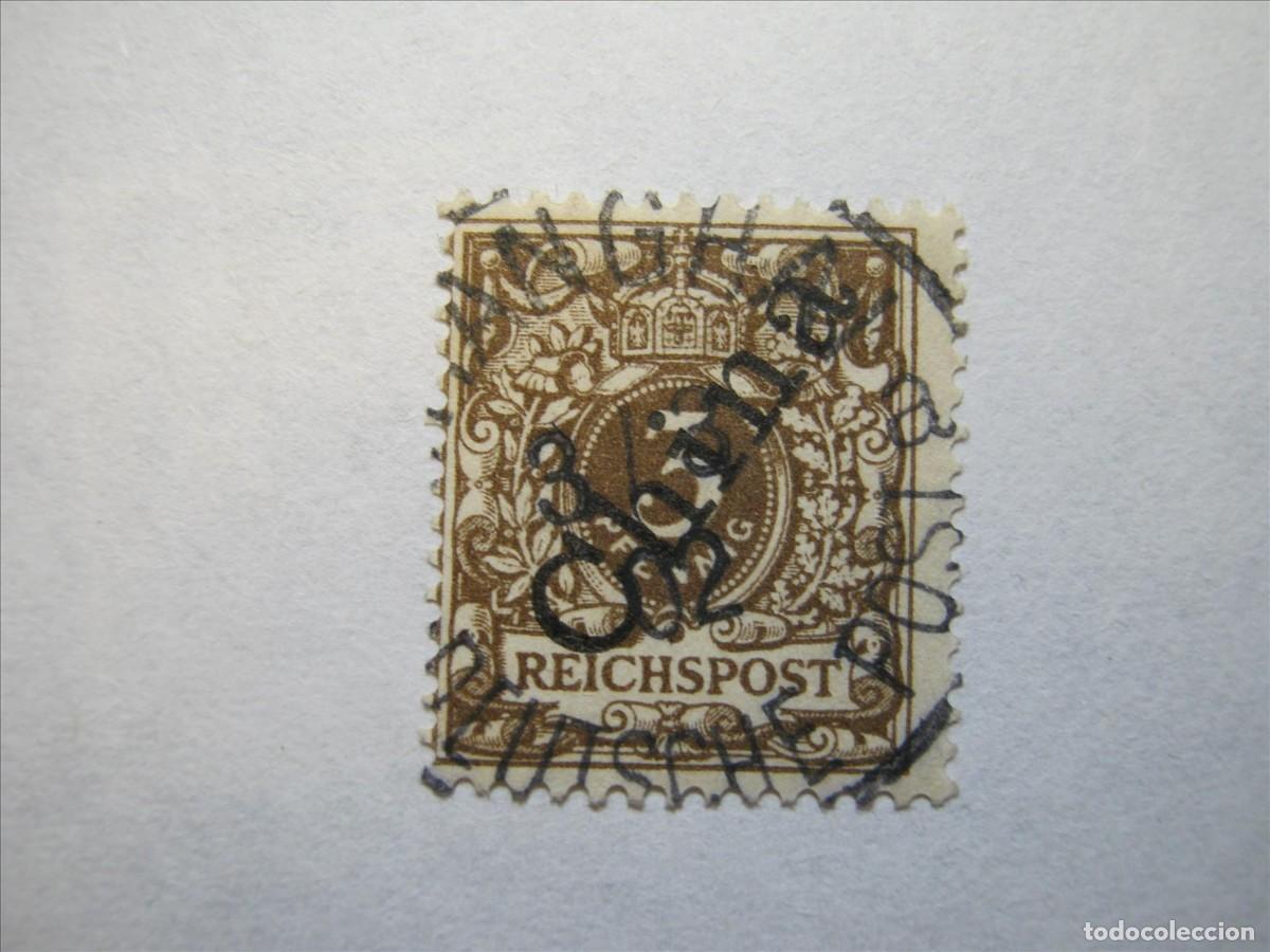 Selos: ALEMANIA COLONIA CHINA 1897-1900 YVERT 1A USADO PERFECTO.