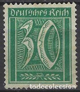 Sellos: ALEMANIA 1921 - S. B&Aacute;SICA, CIFRAS - MSG - Foto 1