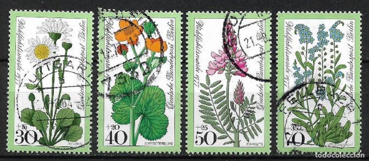 Sellos: alemania berlin 1977 serie completa usado - 17/32
