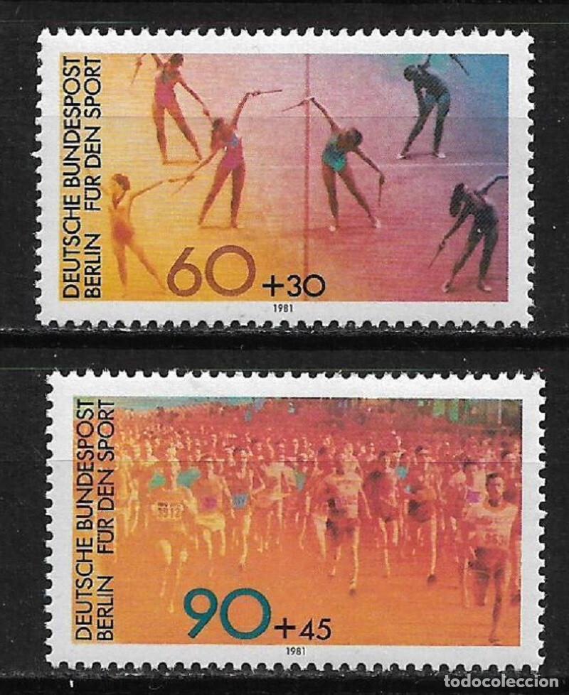 Sellos: alemania berlin 1981 serie completa ** mnh - 17/33