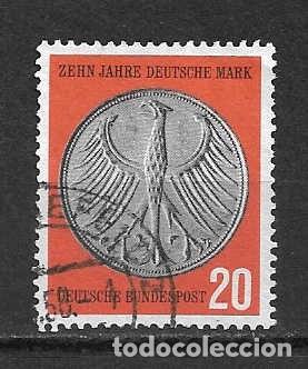 Stamps: Moneda moderna de Alemania. sello a&ntilde;o 1958