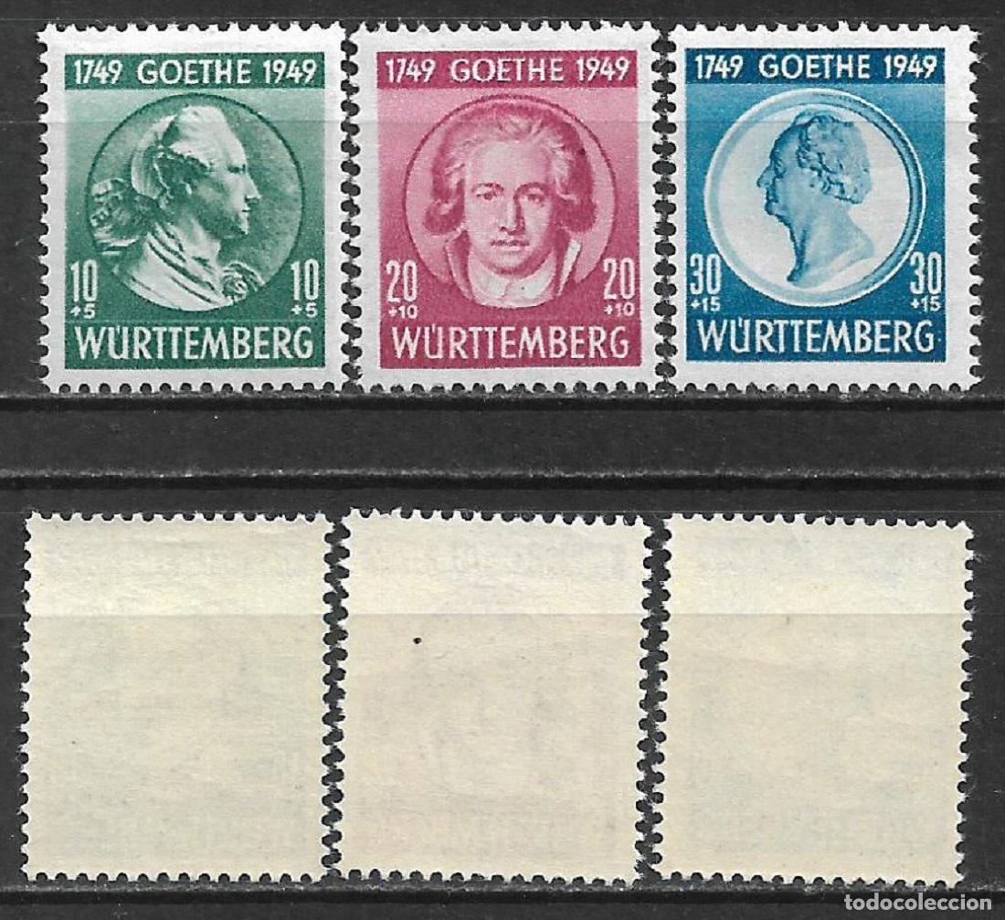 Francobolli: alemania rheinland-pfalz 1949 michel 46/48 ** mnh 30&euro; - 10/31