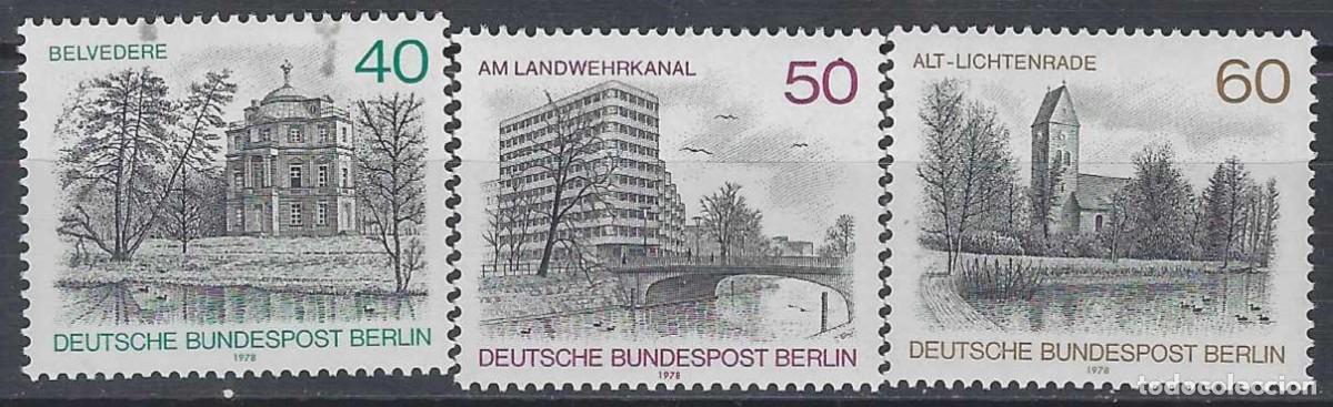 Sellos: BERL&Iacute;N 1978 - ASPECTOS BERLINESES, S.COMPLETA - MNH** - Foto 1