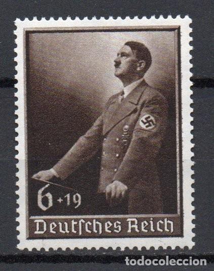 Sellos: EUDR ALEMANIA III REICH A&Ntilde;O 1939 YV 635*** DISCURSO DE HITLER POR EL 1&ordm; DE MAYO PERSONAJES