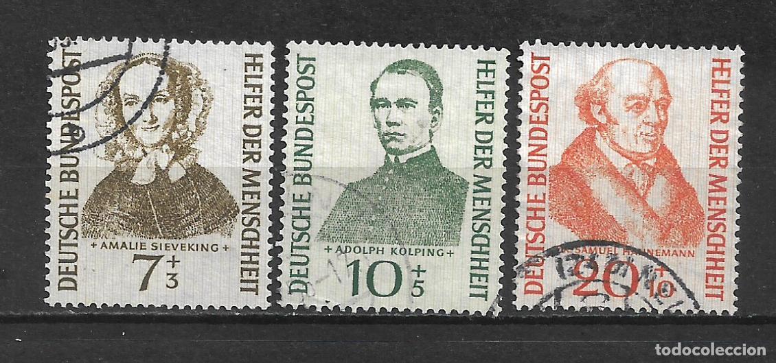 Briefmarken: alemania 1955 michel 222/224 usado 8&euro; - 28/7