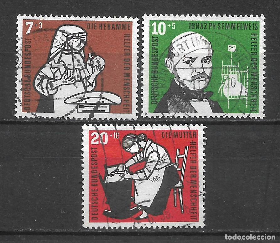 Briefmarken: alemania 1956 michel 243/245 usado - 28/7