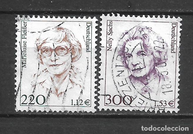 Sellos: alemania 2001 serie completa usado - 28/15