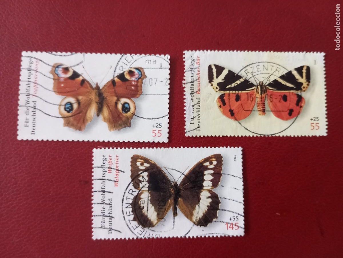 Sellos: ALEMANIA, 2005, MARIPOSAS - Foto 1