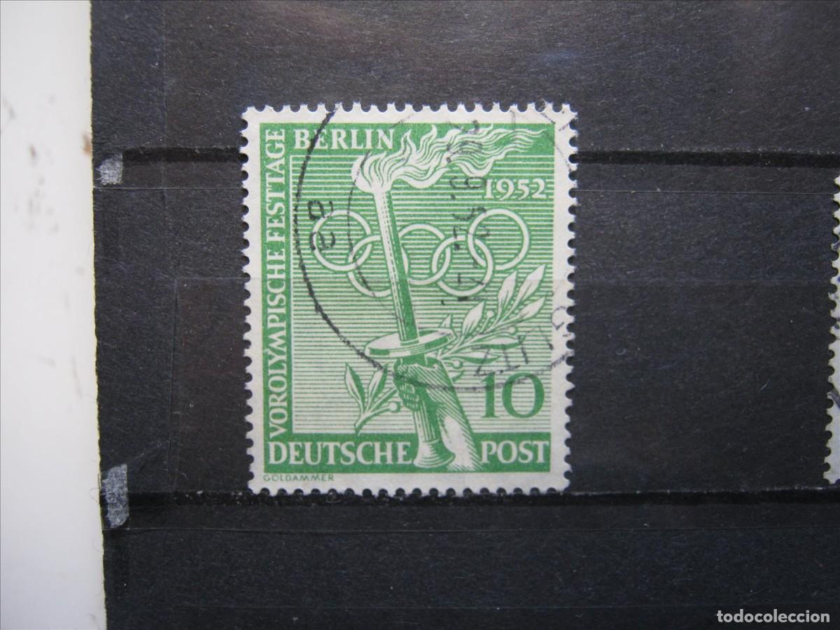 Sellos: BERL&Iacute;N 1952 YVERT 75 USADO PERFECTO. - Foto 1