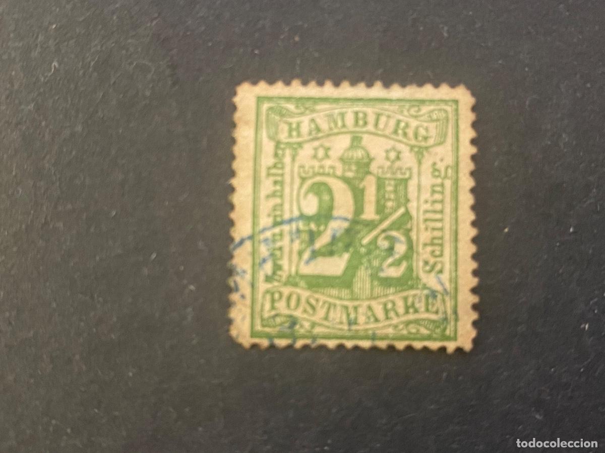 Sellos: Alemania, Hamburgo 1864 - Foto 1