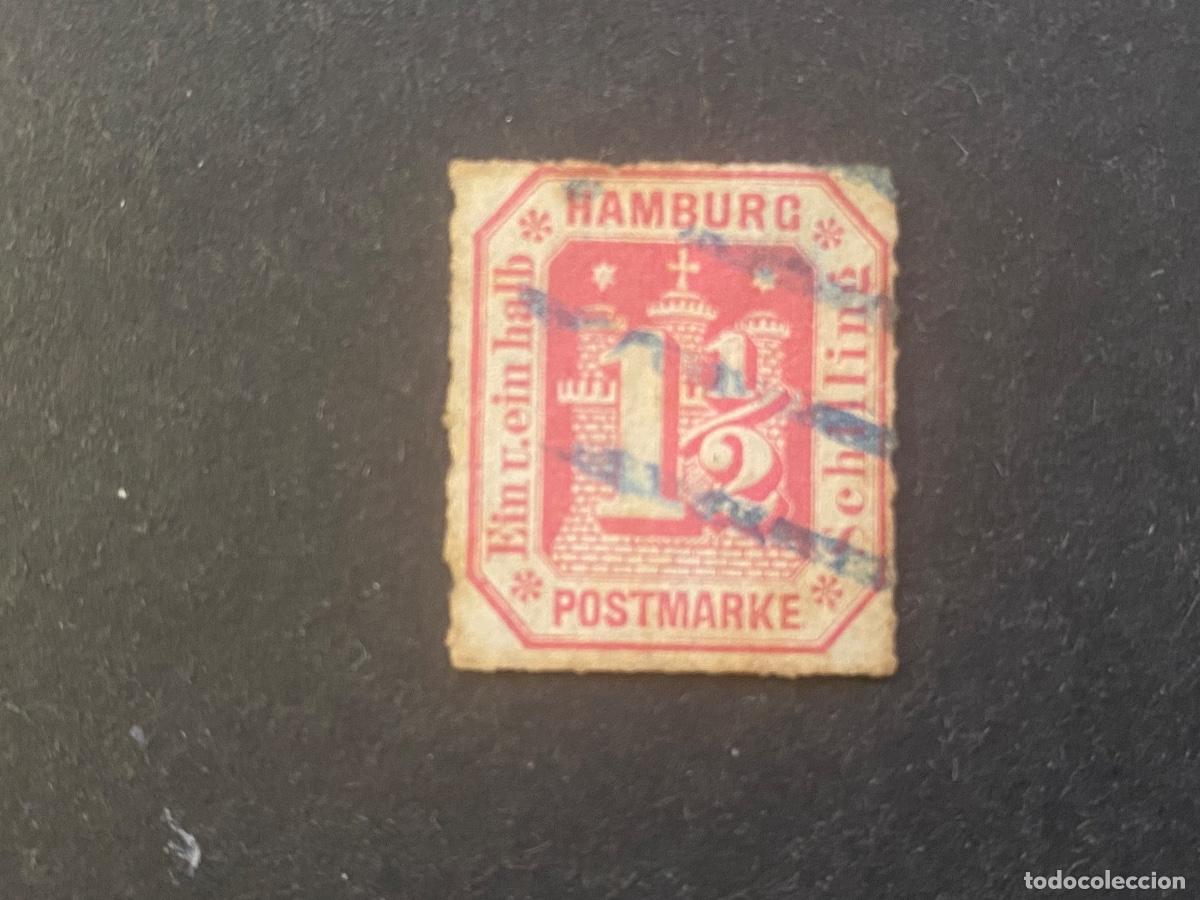 Sellos: Alemania, Hamburgo 1866 - Foto 1