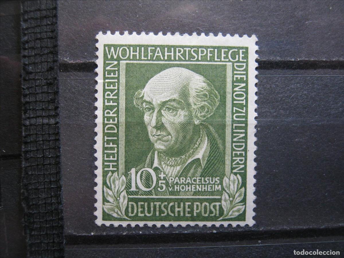 Stamps: ALEMANIA FEDERAL 1949 YVERT 4 MH* LUJO.