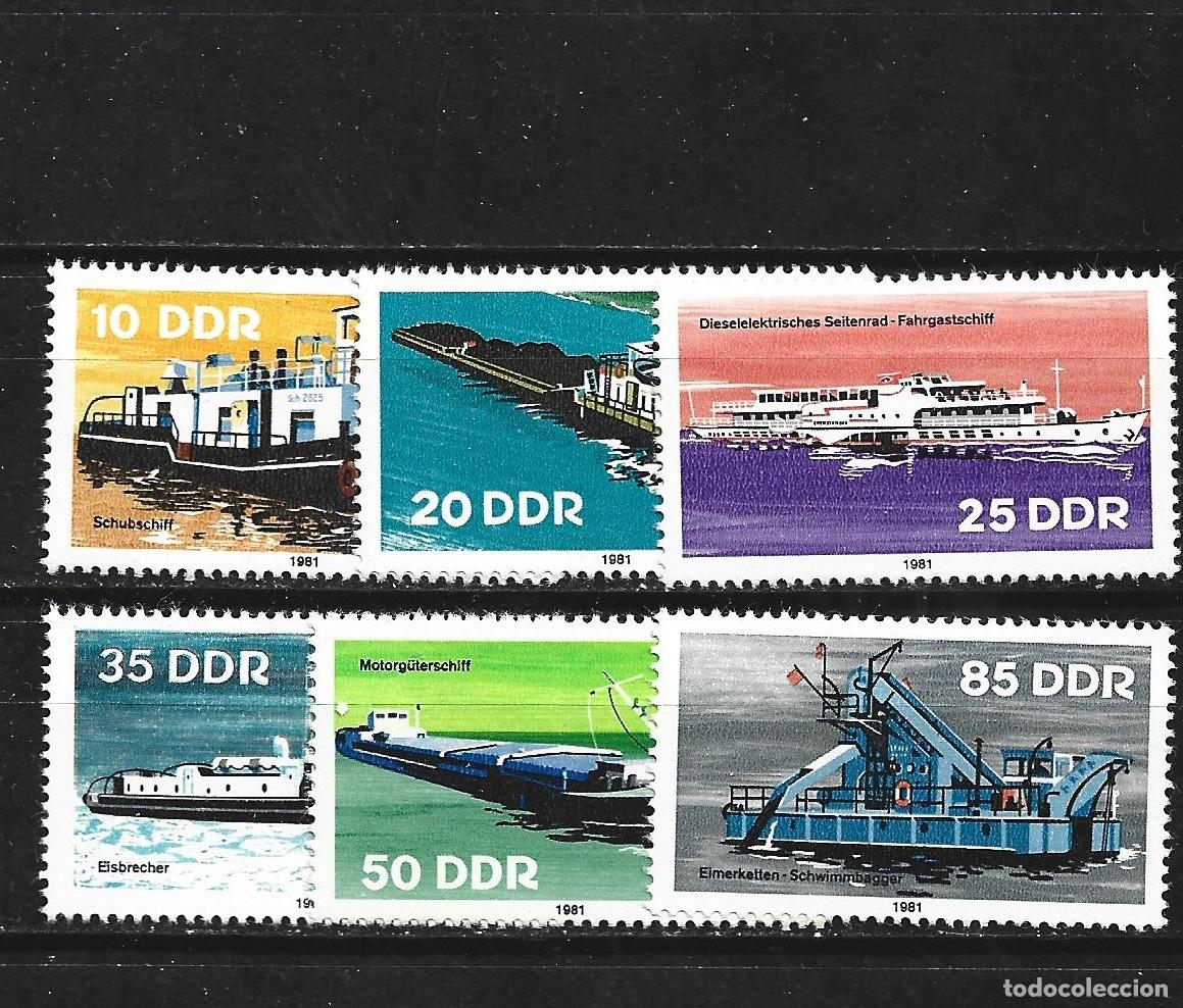 Sellos: ALEMANIA DEMOCRATICA DDR YVERT NUM. 2306/2311 ** SERIE COMPLETA SIN FIJASELLOS