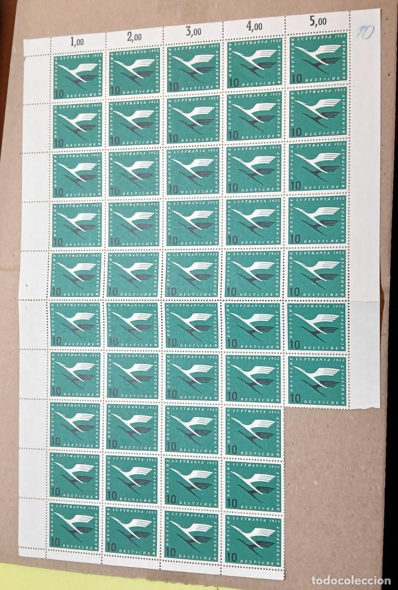 Sellos: Alemania Lufthansa 1955 - Foto 1