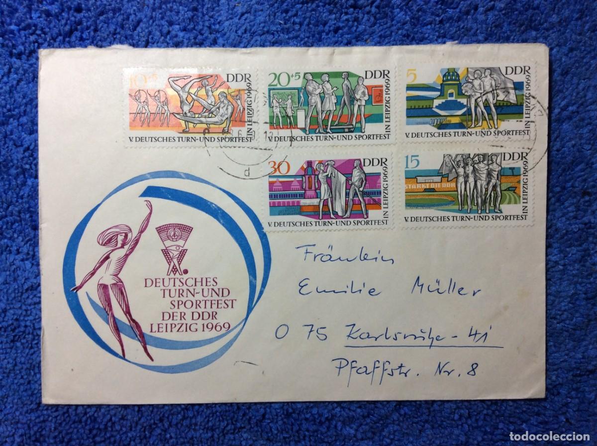 Sellos: DDR 1969 CARTA CIRCULADA (1BBI14) - Foto 1