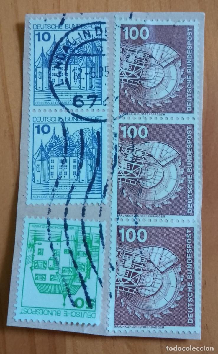 Francobolli: ALEMANIA - V/F 10, 50 Y 100 - MATASELLO IDENTIFICATIVO: 12.5.85 LANDAU IN DER PFALZ