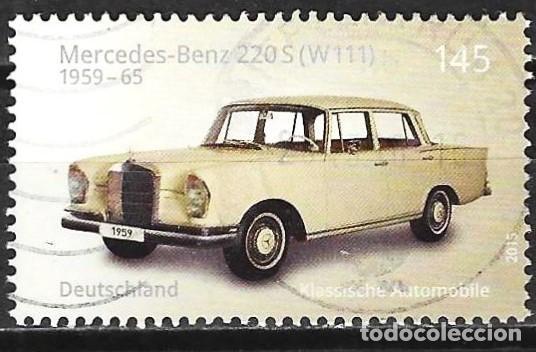 Sellos: Alemania ( RFA ) 2015 - Mi 3144 - YT 2952 - Coche Mercedes 220 S ( Dentado 13&frac12; x 13 )