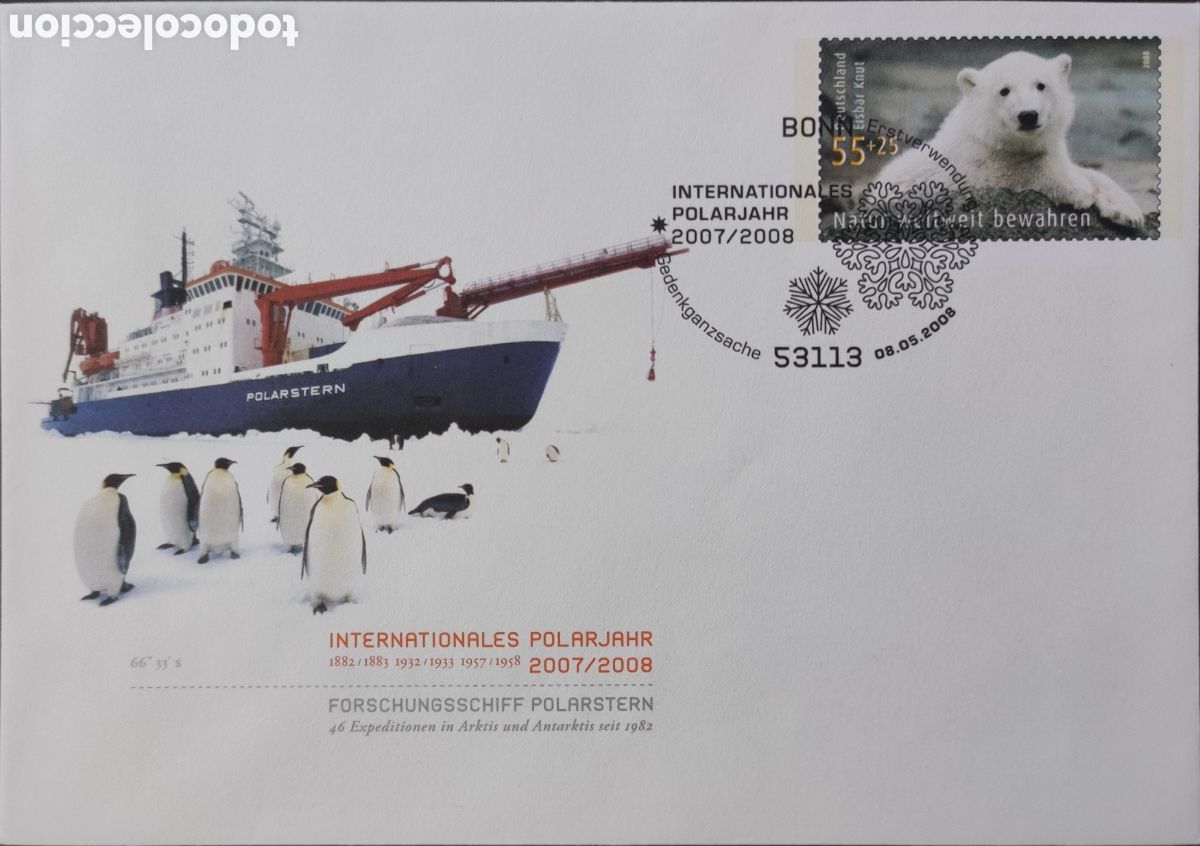 Sellos: Alemania. 2008. A&ntilde;o polar