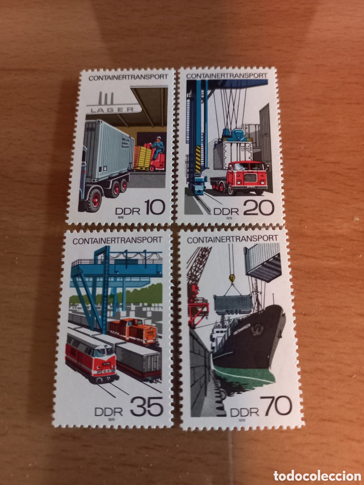 Stamps: SERIE DE SELLOS D.D.R.ALEMANIA ** A&Ntilde;O 1978