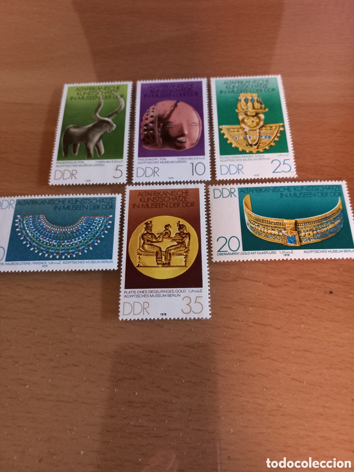 Stamps: SERIE DE SELLOS D.D.R.ALEMANIA **A&Ntilde;O 1978