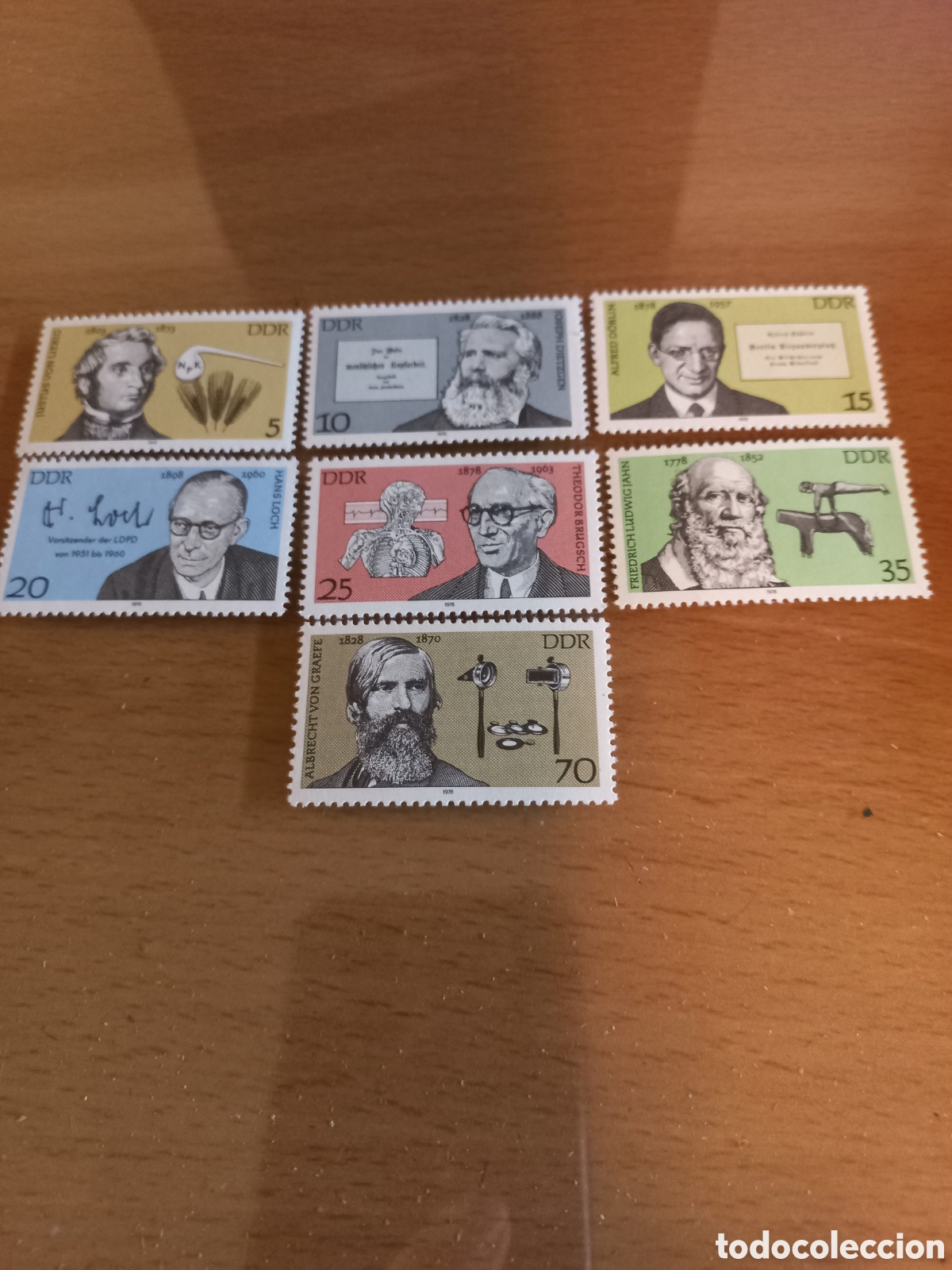 Stamps: SERIE DE SELLOS D.D.R.ALEMANIA **A&Ntilde;O 1978