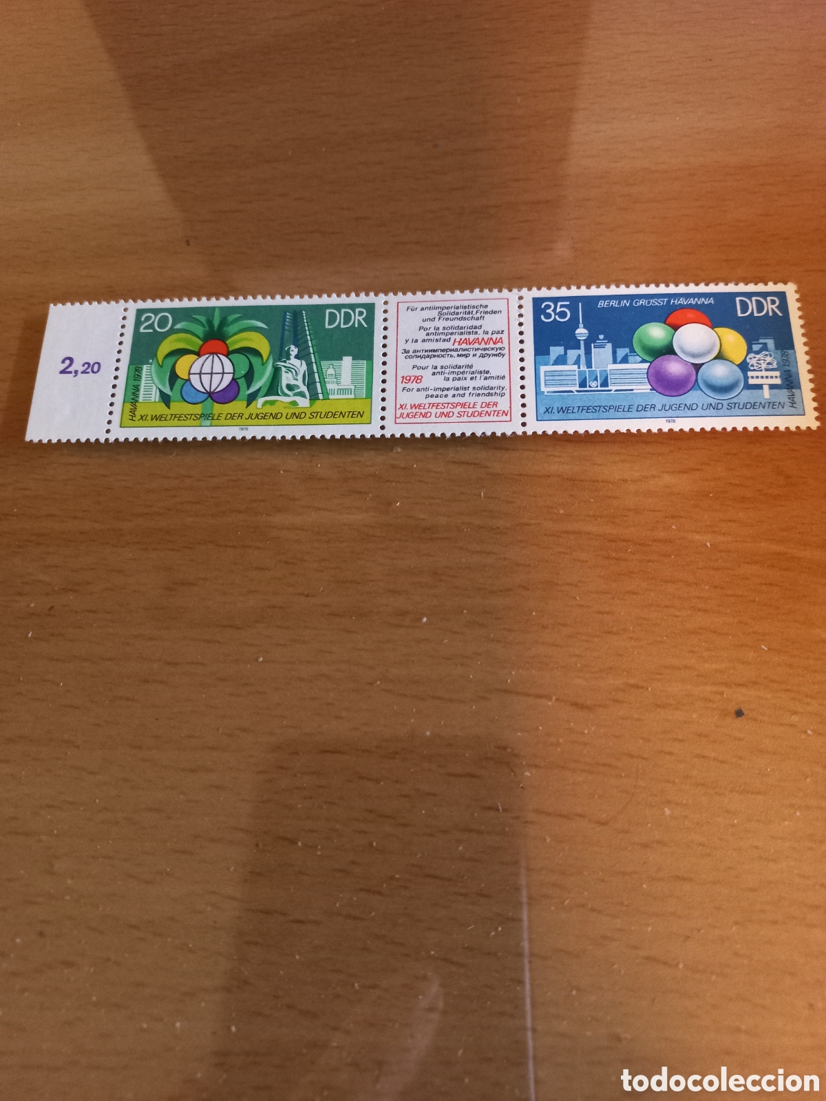 Stamps: SERIE DE SELLOS D.D.R.ALEMANIA **A&Ntilde;O 1978
