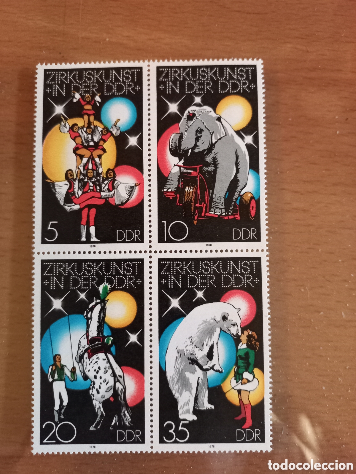 Selos: SERIE DE SELLOS D.D.R.ALEMANIA **A&Ntilde;O 1978