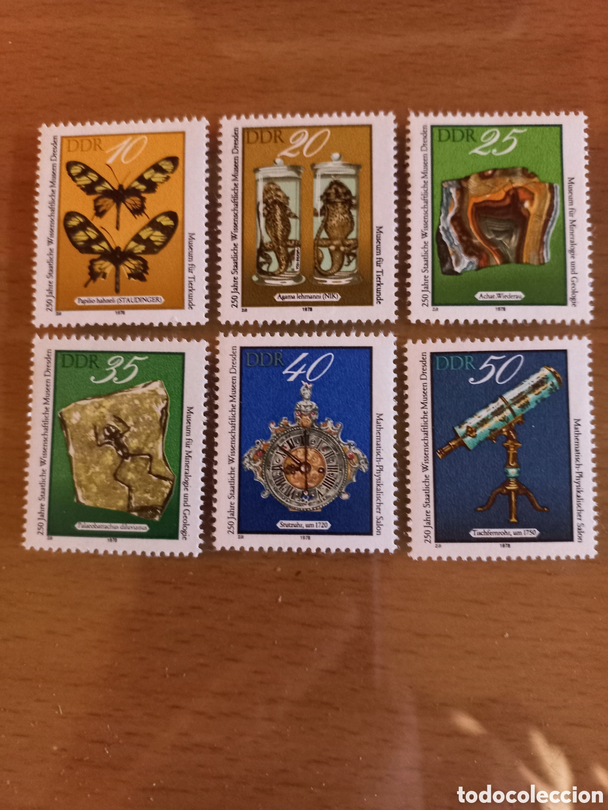 Selos: SERIE DE SELLOS D.D.R.ALEMANIA **A&Ntilde;O 1978