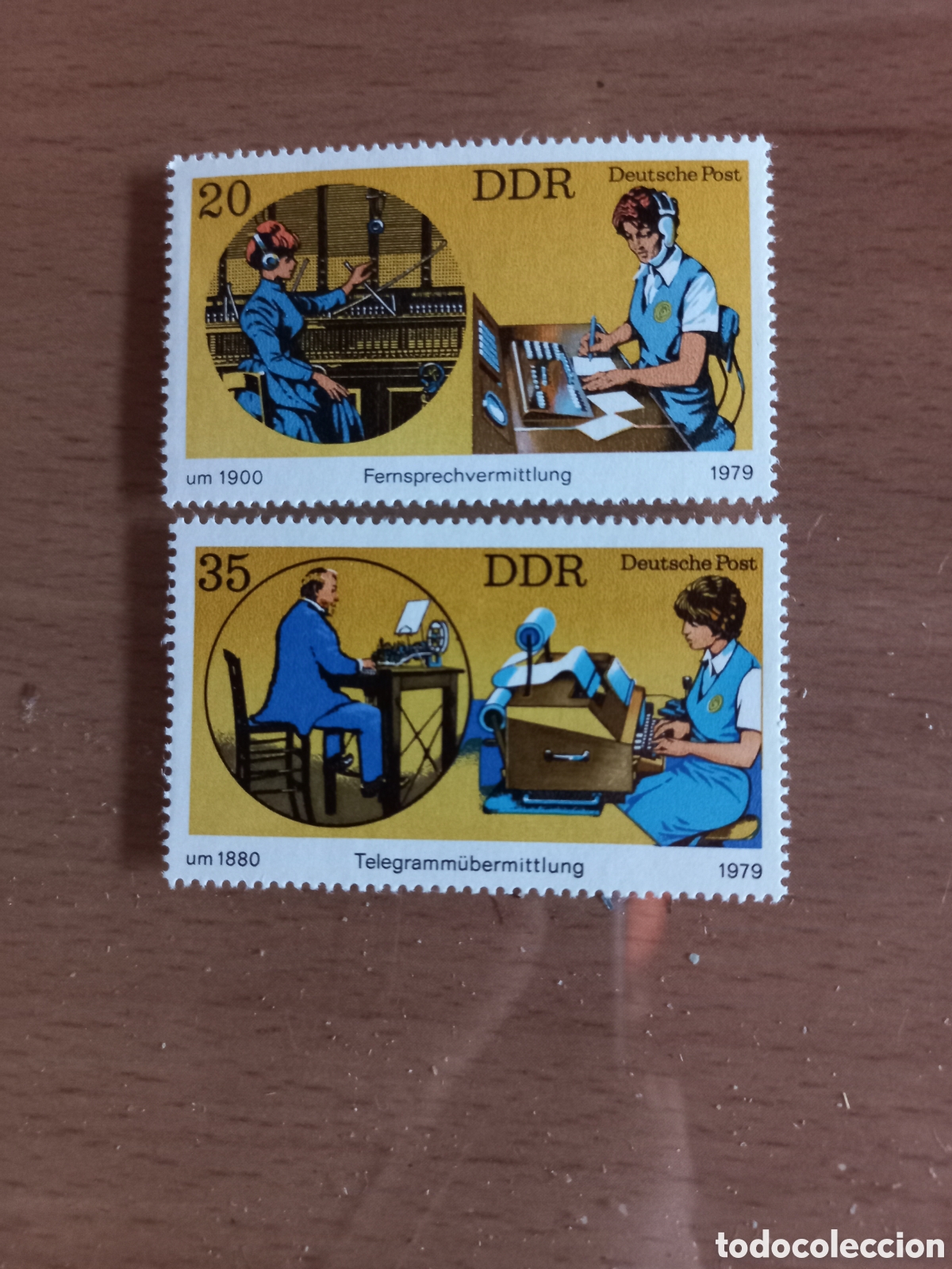 Sellos: SERIE DE SELLOS D.D.R.ALEMANIA **A&Ntilde;O 1979