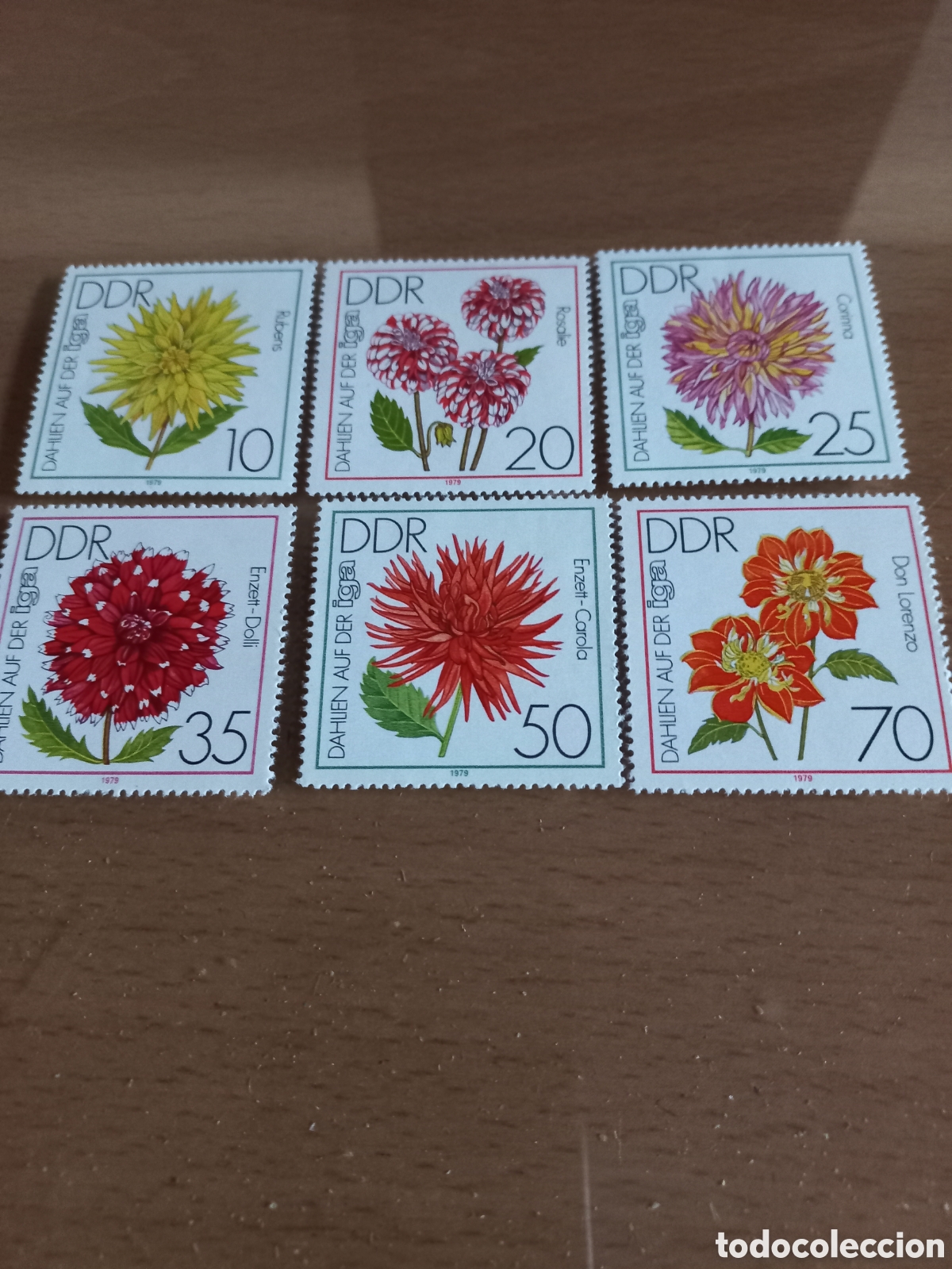 Timbres: SERIE DE SELLOS D.D.R.ALEMANIA **A&Ntilde;O 1979