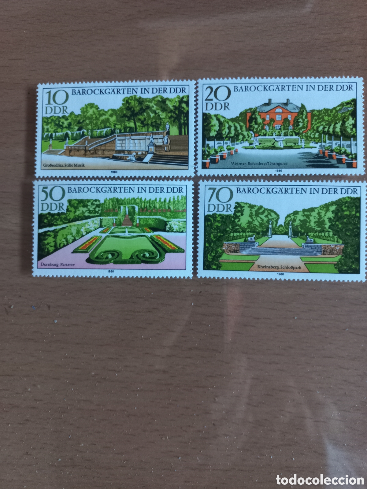 Timbres: SERIE DE SELLOS D.D.R.ALEMANIA **A&Ntilde;O 1980