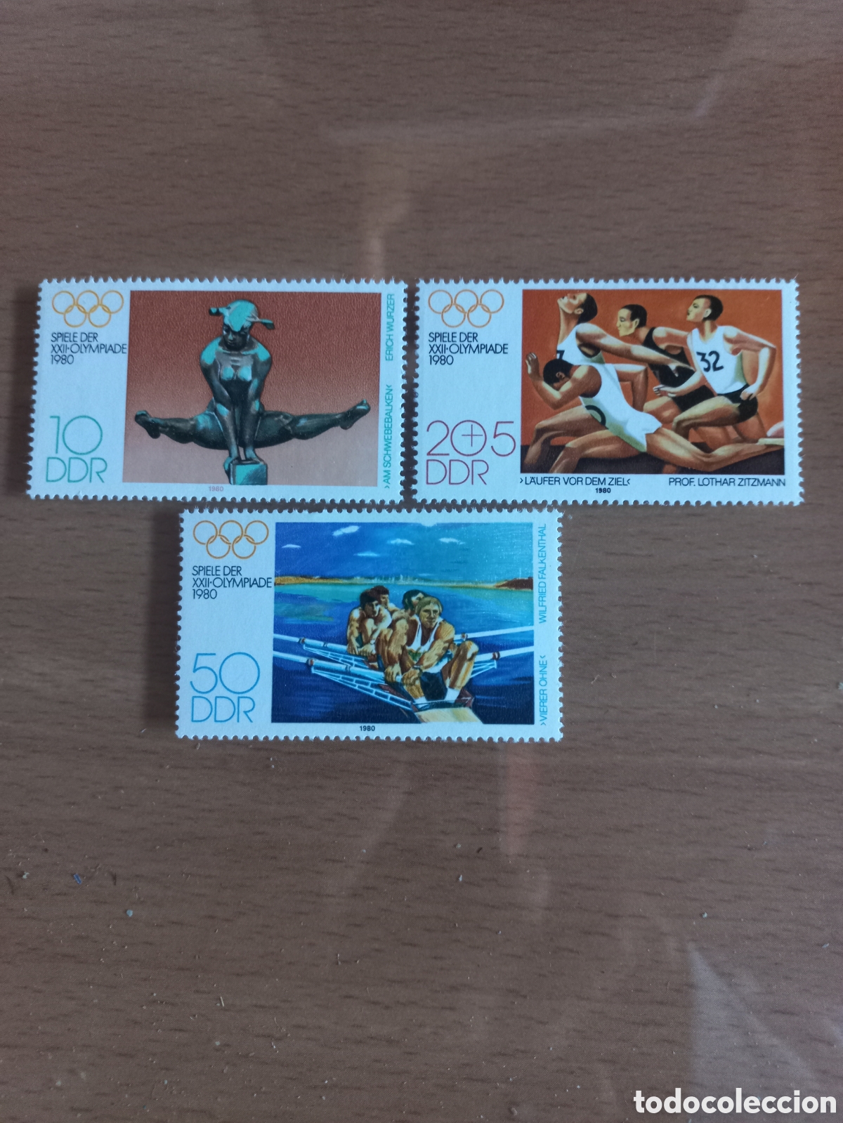 Timbres: SERIE DE SELLOS D.D.R.ALEMANIA **A&Ntilde;O 1980