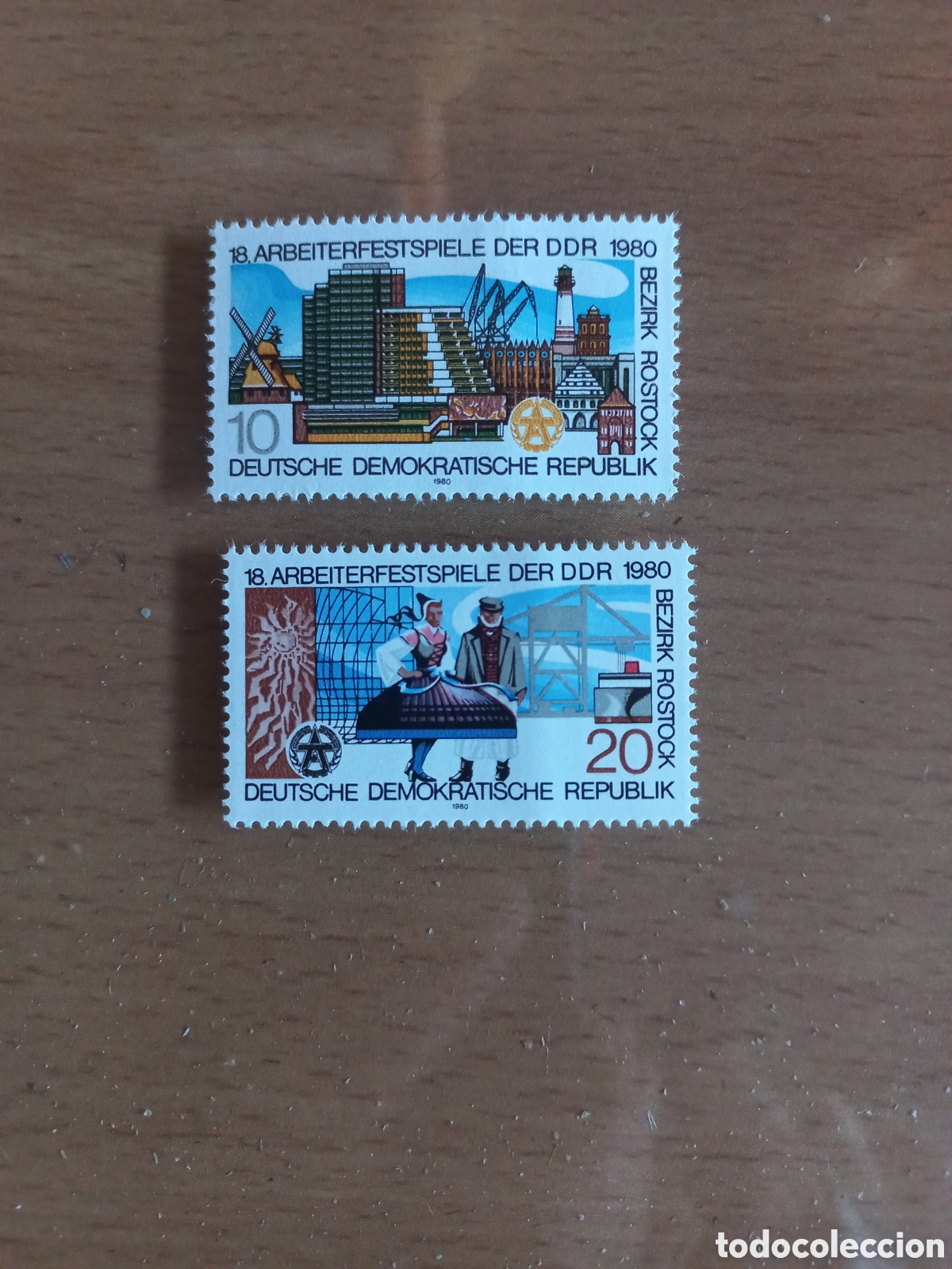 Stamps: SERIE DE SELLOS D.D.R.ALEMANIA **A&Ntilde;O 1980