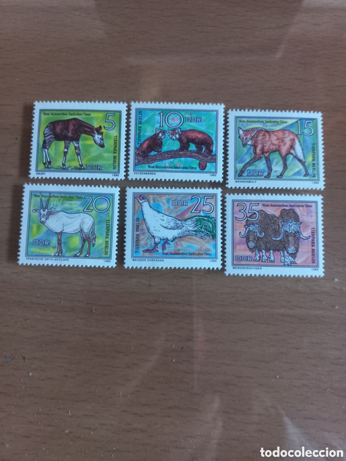 Stamps: SERIE DE SELLOS D.D.R.ALEMANIA **A&Ntilde;O 1980