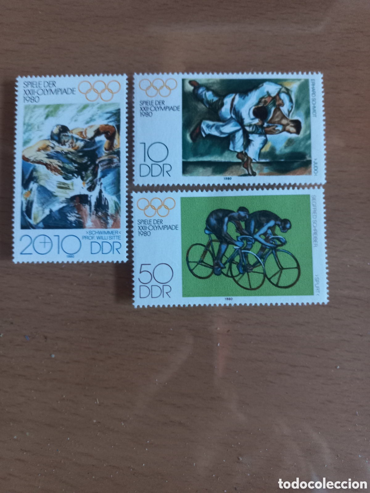 Stamps: SERIE DE SELLOS D.D.R.ALEMANIA **A&Ntilde;O 1980