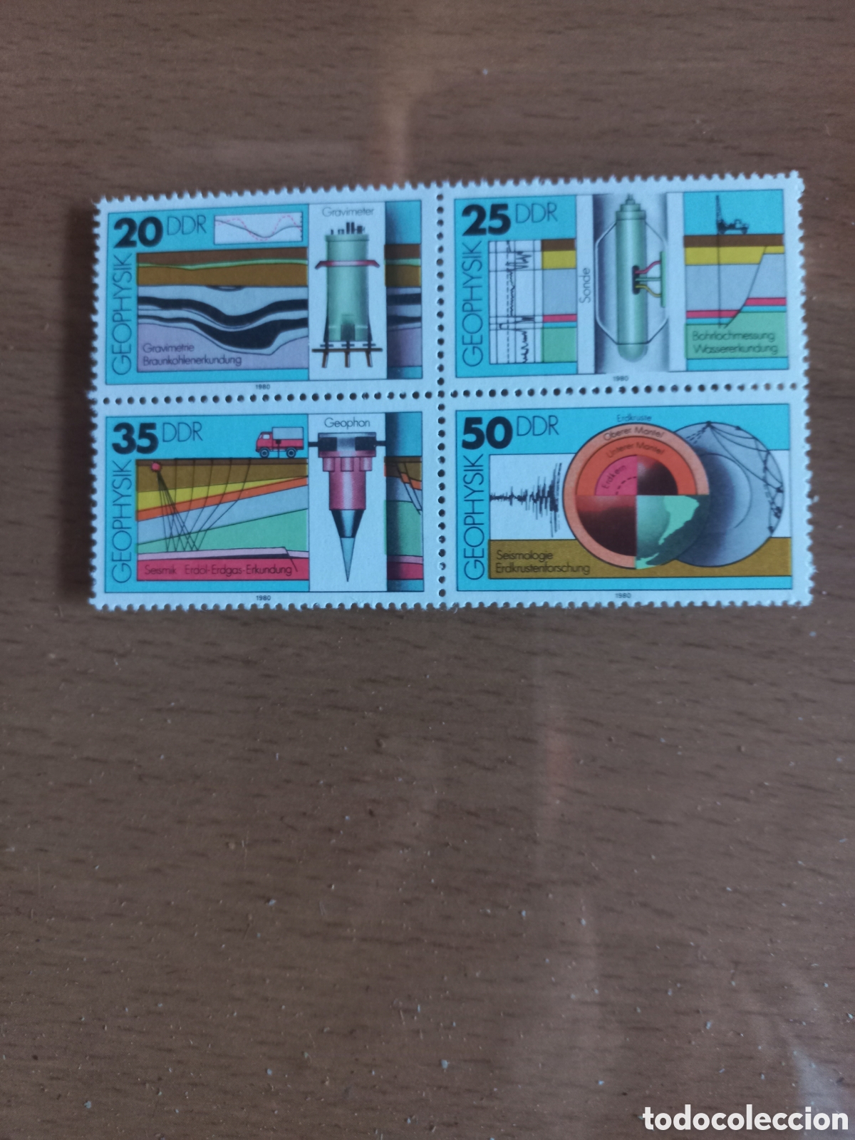 Stamps: SERIE DE SELLOS D.D.R.ALEMANIA **A&Ntilde;O 1980